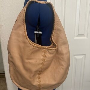 B-Low the Belt Tan Hobo Bag Soft Casual Design